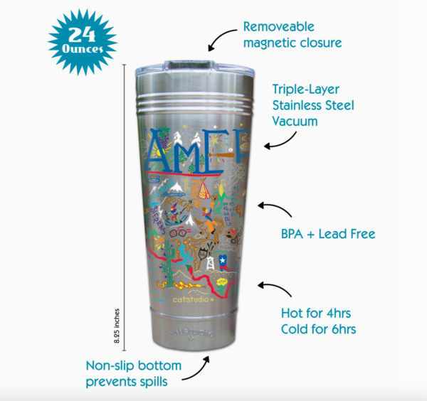 appalachian state univ collegiate thermal tumbler